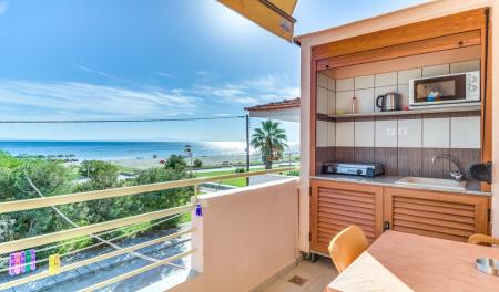 private balcony with kitchenette